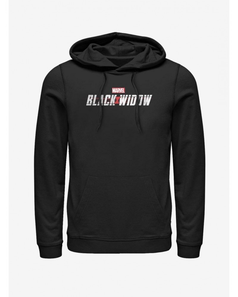 Marvel Black Widow Logo Hoodie $17.24 Hoodies