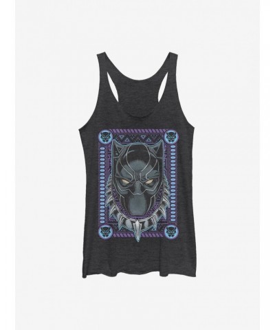 Marvel Black Panther Panther Card Girls Tank $9.53 Tanks