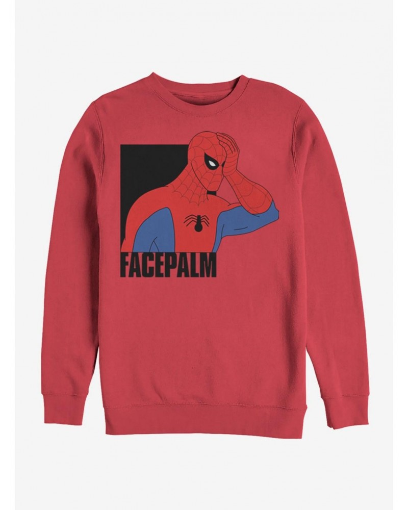 Marvel Spider-Man Facepalm Sweatshirt $9.45 Sweatshirts