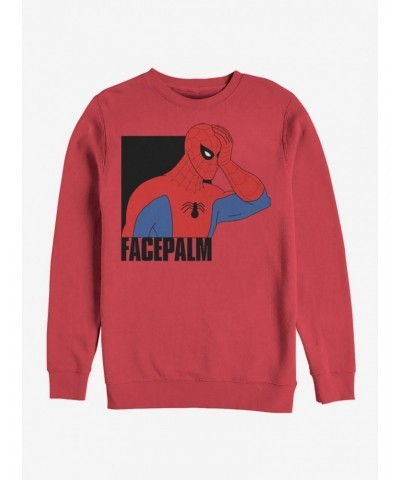 Marvel Spider-Man Facepalm Sweatshirt $9.45 Sweatshirts