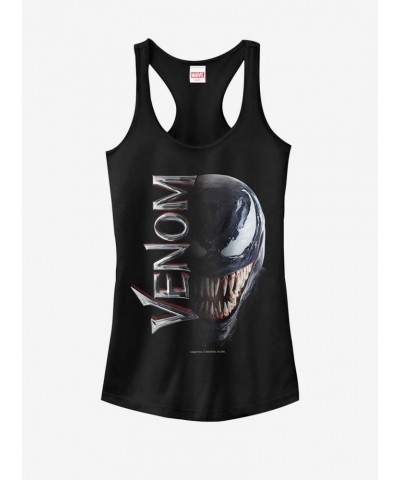 Marvel Venom Film Split Portrait Girls Tank $9.56 Tanks