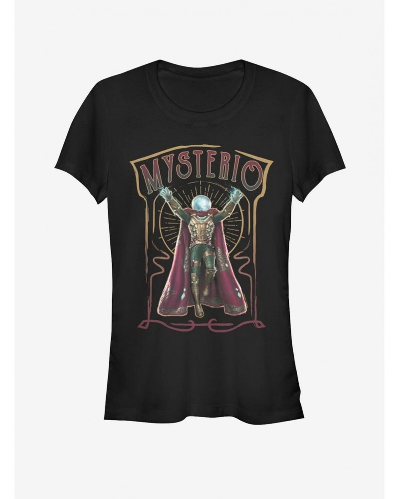 Marvel Spider-Man Far From Home Mysterio Vintage Girls T-Shirt $6.18 T-Shirts