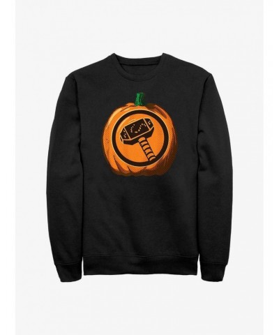 Marvel Thor Pumpkin Logo Sweatshirt $8.86 Sweatshirts