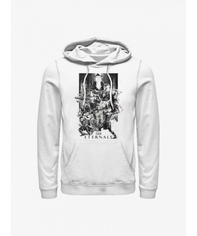 Marvel Eternals Paint Splattered Hoodie $13.65 Hoodies