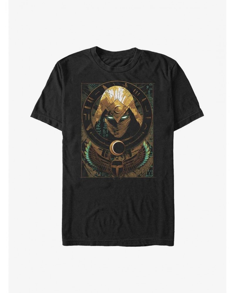 Marvel Moon Knight Scarab Moon T-Shirt $7.46 T-Shirts