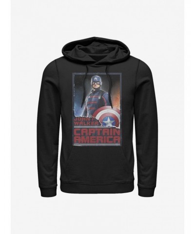 Marvel The Falcon And The Winter Soldier Walker Captain America Hoodie $15.80 Hoodies