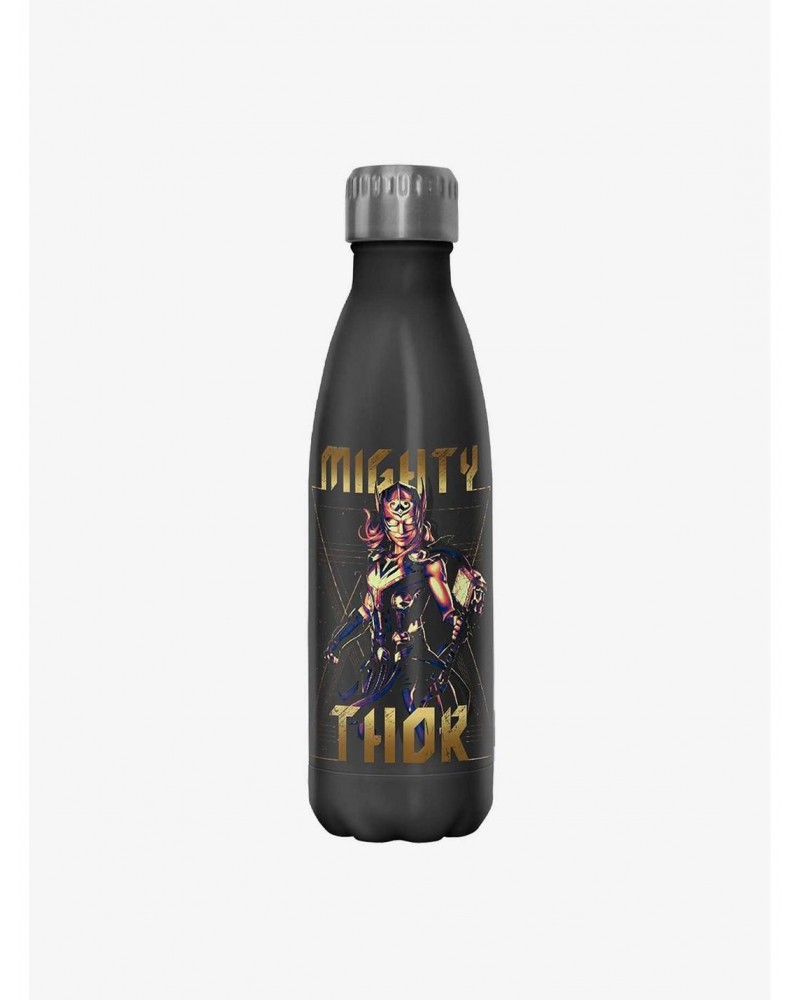 Marvel Thor: Love and Thunder Lady Thor Stainless Steel Water Bottle $8.57 Water Bottles