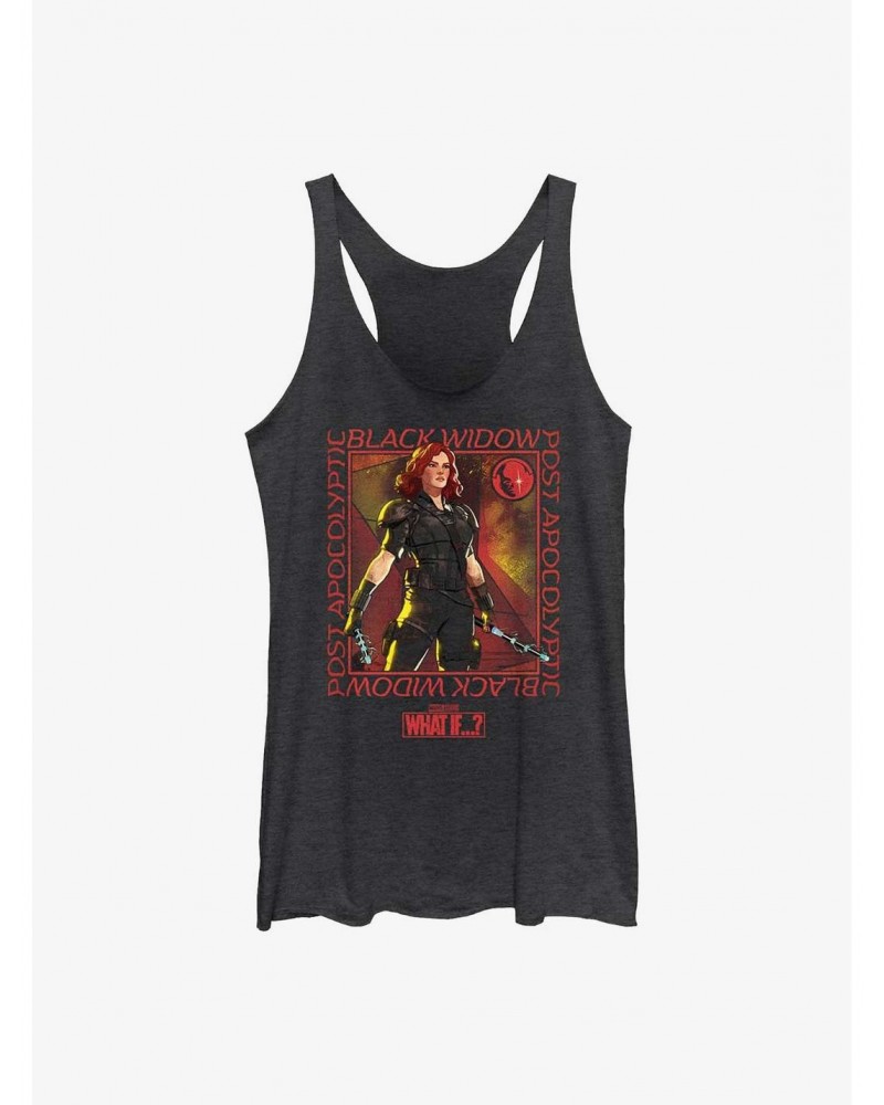 Marvel What If?? Post Apocalyptic Black Widow Girls Tank $6.22 Tanks