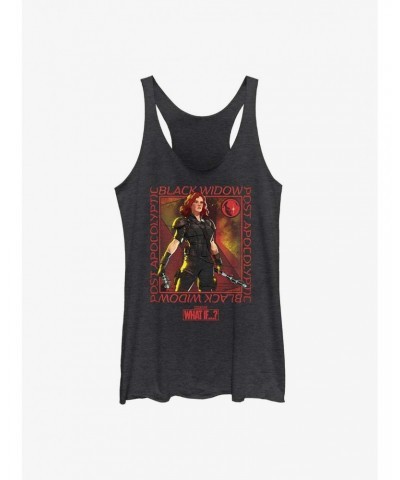 Marvel What If?? Post Apocalyptic Black Widow Girls Tank $6.22 Tanks