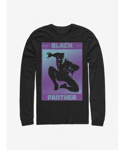 Marvel Black Panther Software Long-Sleeve T-Shirt $10.26 T-Shirts