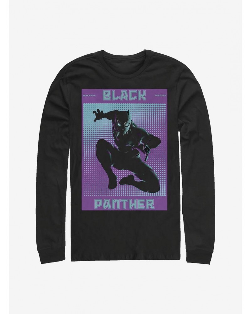 Marvel Black Panther Software Long-Sleeve T-Shirt $10.26 T-Shirts