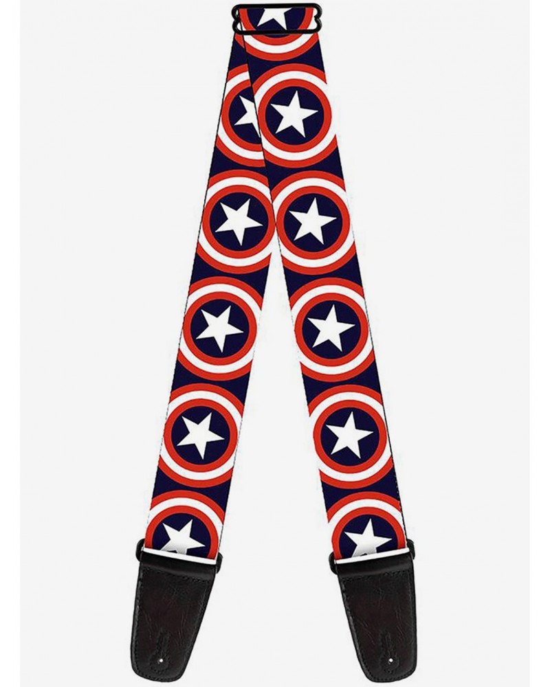 Marvel Captain America Shield Repeat Guitar Strap $10.21 Guitar Straps