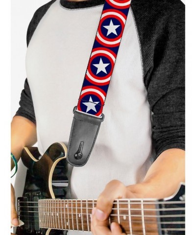 Marvel Captain America Shield Repeat Guitar Strap $10.21 Guitar Straps