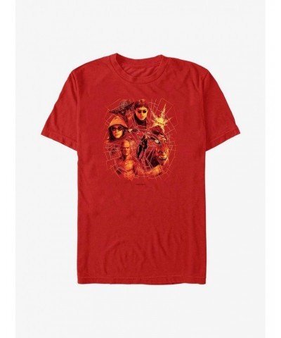 Marvel Spider-Man: No Way Home Villain Web T-Shirt $8.03 T-Shirts