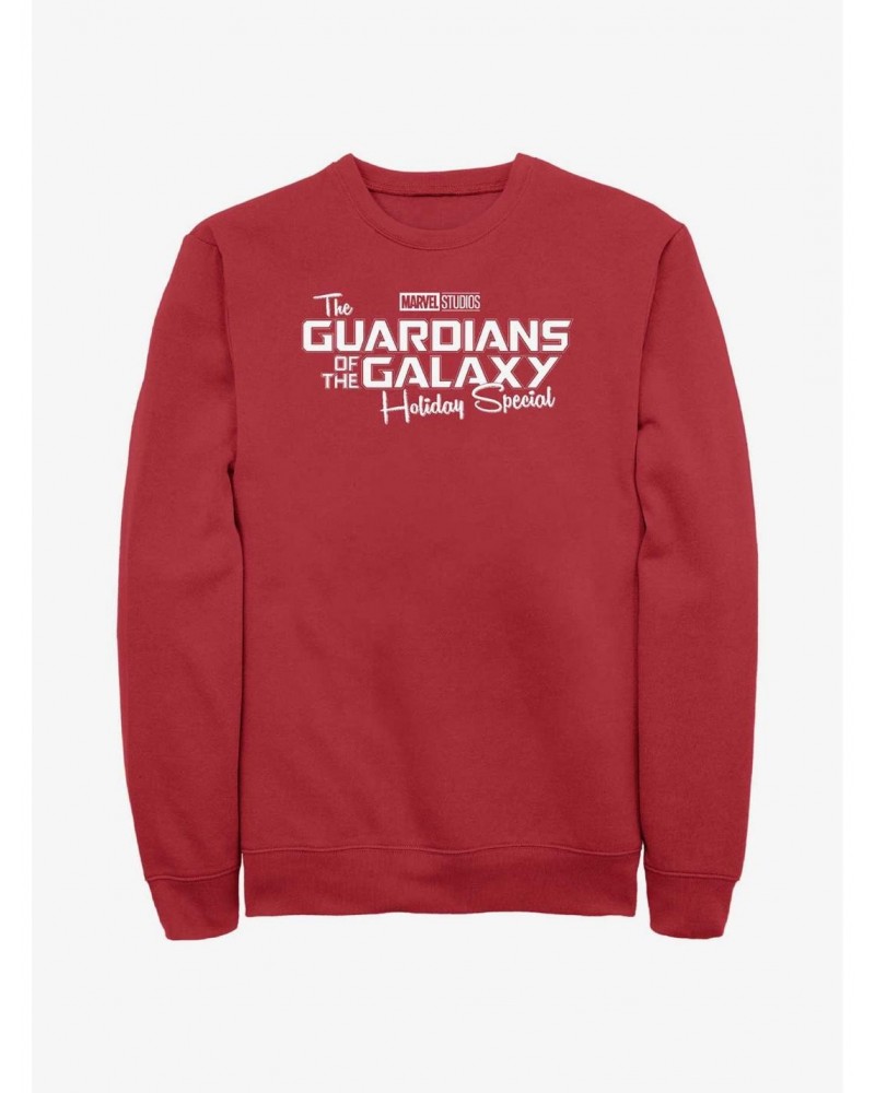 Marvel Guardians of the Galaxy Holiday Special Logo Sweatshirt $11.81 Sweatshirts