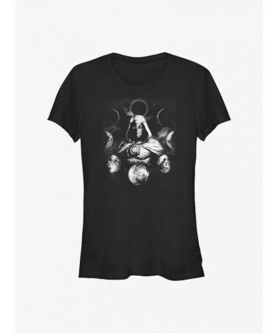 Marvel Moon Knight Moon Phases Girls T-Shirt $9.76 T-Shirts