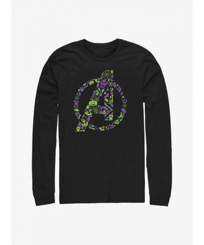 Marvel Avengers Spooky Logo Long-Sleeve T-Shirt $11.58 T-Shirts