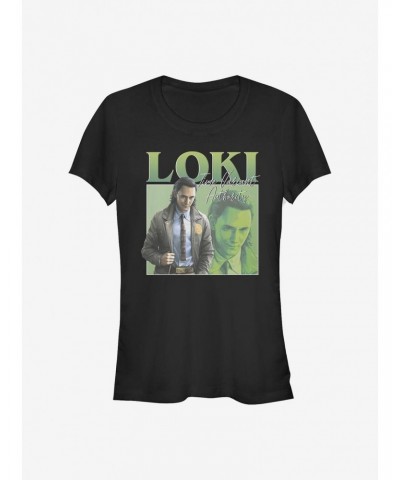 Marvel Loki Time Variant Authority Girls T-Shirt $7.97 T-Shirts