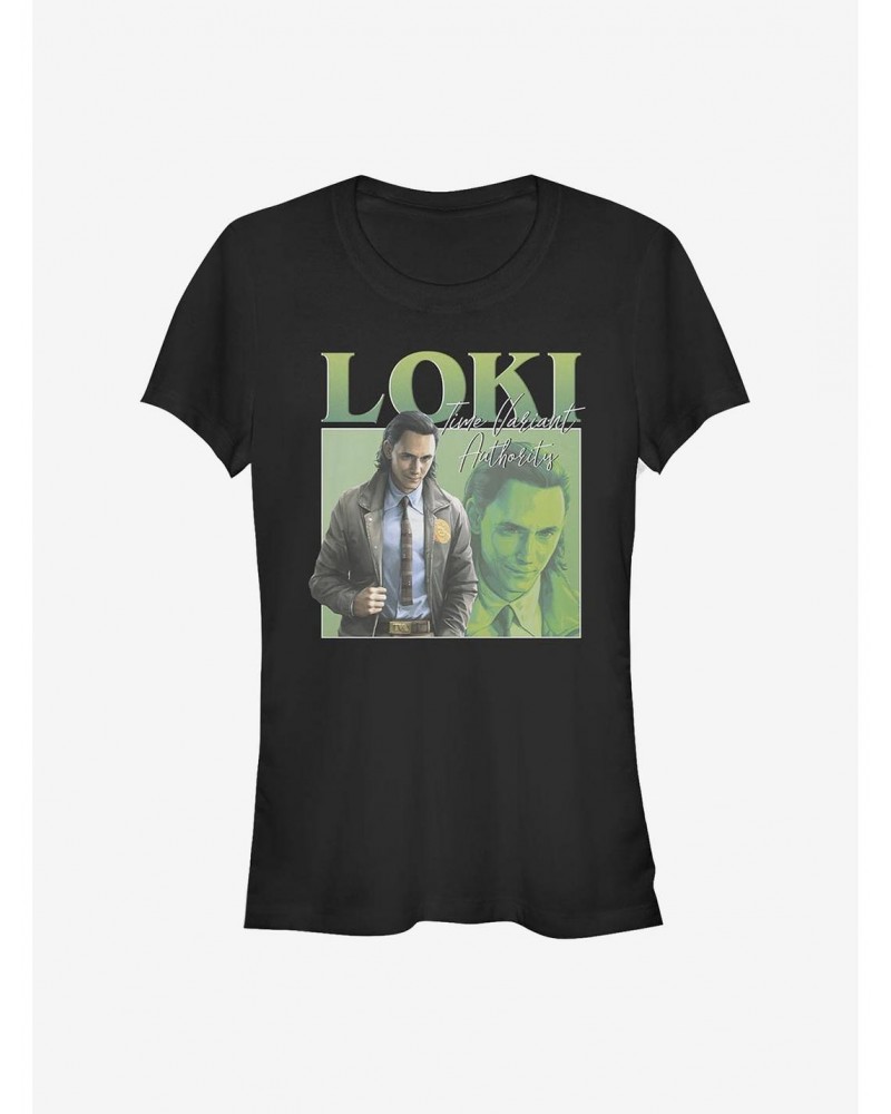 Marvel Loki Time Variant Authority Girls T-Shirt $7.97 T-Shirts