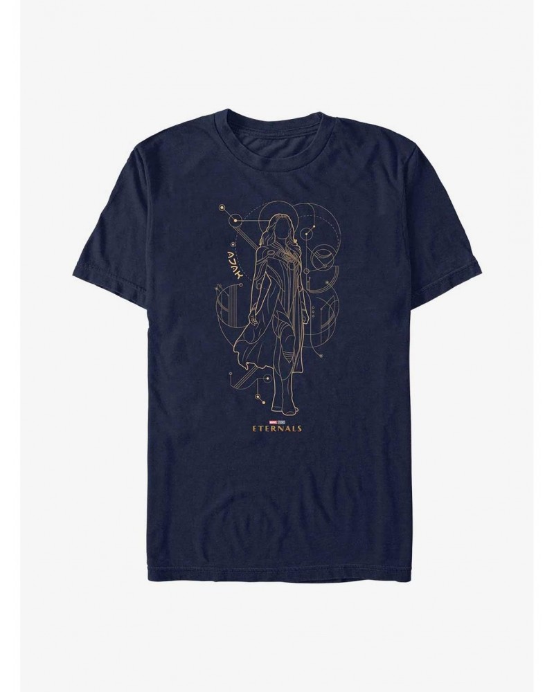 Marvel Eternals Ajak Line Art T-Shirt $6.88 T-Shirts