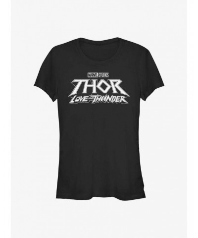 Marvel Thor: Love And Thunder Logo Girls T-Shirt $7.97 T-Shirts