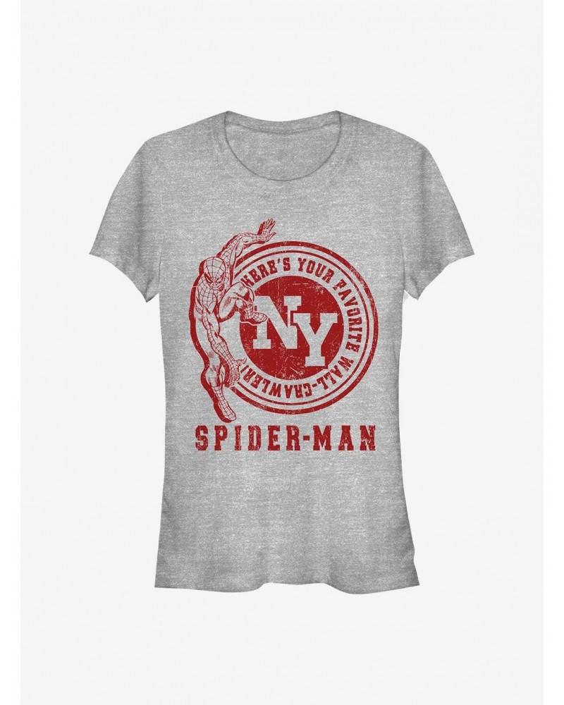 Marvel Spider-Man Wall Crawler Girls T-Shirt $7.57 T-Shirts