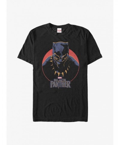 Marvel Black Panther Retro Portrait T-Shirt $8.60 T-Shirts