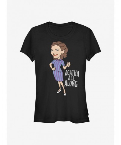 Marvel WandaVision Agatha All Along Girls T-Shirt $9.96 T-Shirts