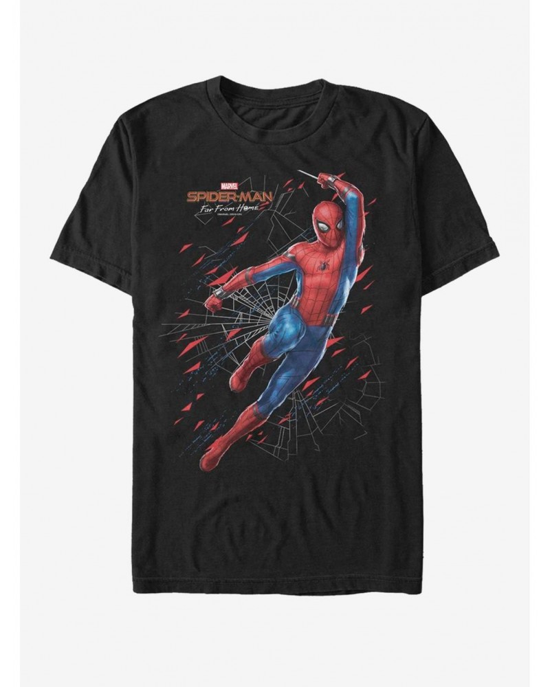 Marvel Spider-Man Far From Home Traveling Spidey T-Shirt $6.12 T-Shirts