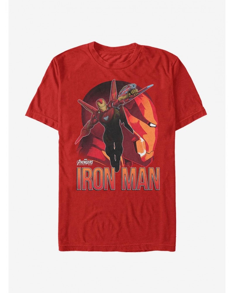 Marvel Avengers: Infinity War Iron Man View T-Shirt $7.46 T-Shirts