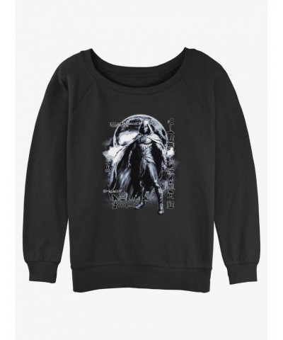 Marvel Moon Knight Dark Knight Girls Slouchy Sweatshirt $14.46 Sweatshirts