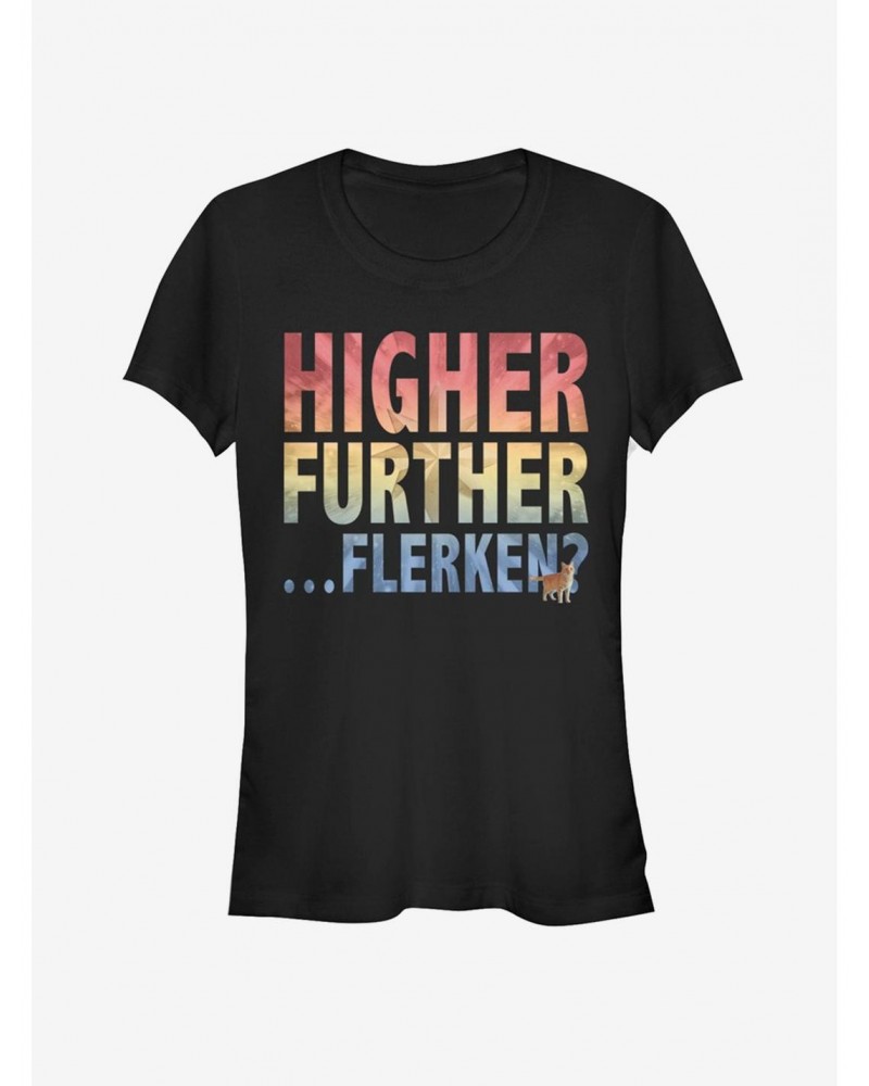 Marvel Captain Marvel Higher Further Flerken Girls T-Shirt $8.57 T-Shirts