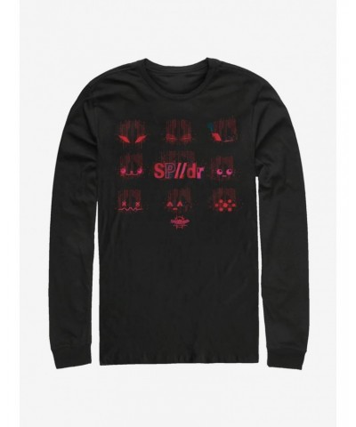 Marvel Spider-Man: Into The Spider-Verse SPdr Long-Sleeve T-Shirt $8.42 T-Shirts