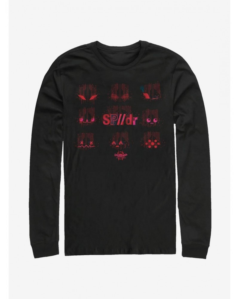 Marvel Spider-Man: Into The Spider-Verse SPdr Long-Sleeve T-Shirt $8.42 T-Shirts