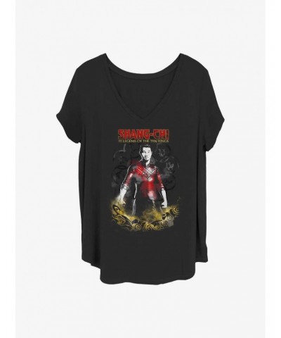 Marvel Shang-Chi and the Legend of the Ten Rings Overlay Girls T-Shirt Plus Size $10.40 T-Shirts