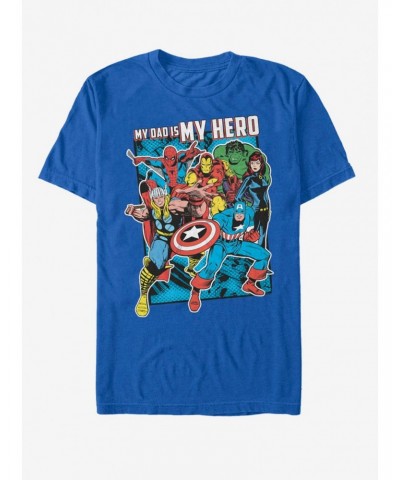 Marvel Hero Dad Heros T-Shirt $8.60 T-Shirts