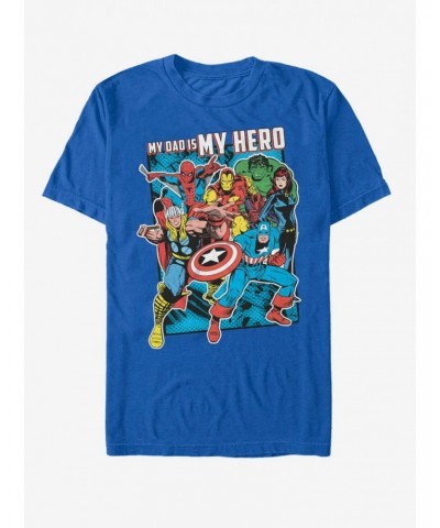 Marvel Hero Dad Heros T-Shirt $8.60 T-Shirts