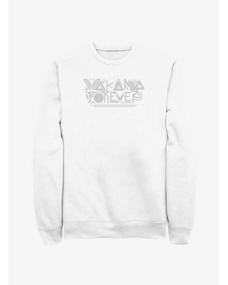 Marvel Black Panther: Wakanda Forever Logo Sweatshirt $14.46 Sweatshirts