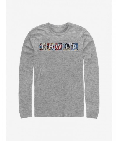 Marvel Spider-Man Comic THWIP Long-Sleeve T-Shirt $8.16 T-Shirts