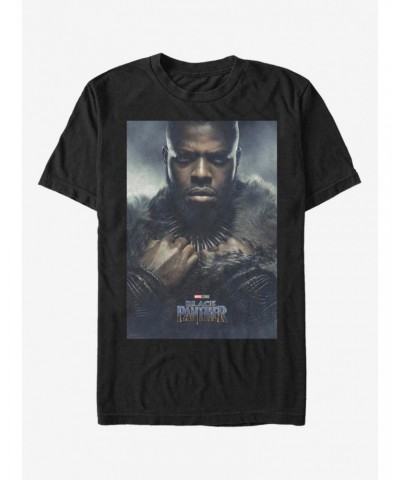 Marvel Black Panther Mbaku Poster T-Shirt $7.84 T-Shirts