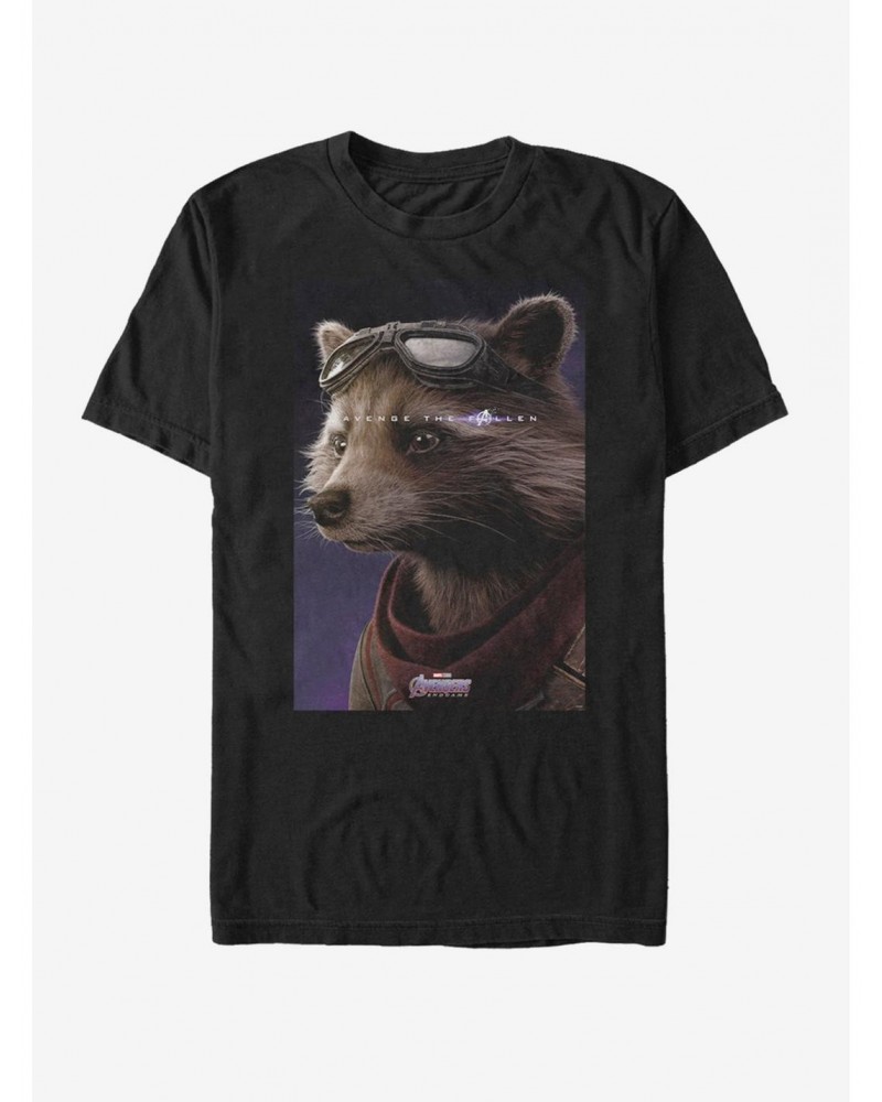 Marvel Avengers Endgame Rocket Avenge T-Shirt $7.46 T-Shirts