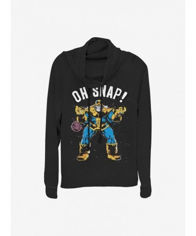 Marvel Avengers Oh Snap! Cowlneck Long-Sleeve Girls Top $15.80 Tops