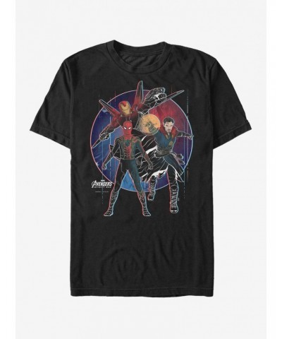 Marvel Avengers: Infinity War Spider-Man Circle T-Shirt $7.84 T-Shirts