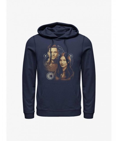 Marvel Eternals Sersi And Ikaris Hoodie $16.52 Hoodies