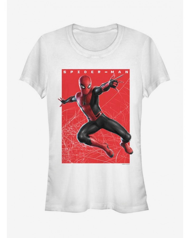 Marvel Spider-Man Far From Home Spiderman Swings Girls T-Shirt $7.17 T-Shirts