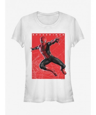 Marvel Spider-Man Far From Home Spiderman Swings Girls T-Shirt $7.17 T-Shirts