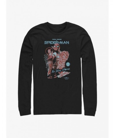 Marvel Spider-Man: No Way Home Peter Parker Is Long-Sleeve T-Shirt $7.90 T-Shirts