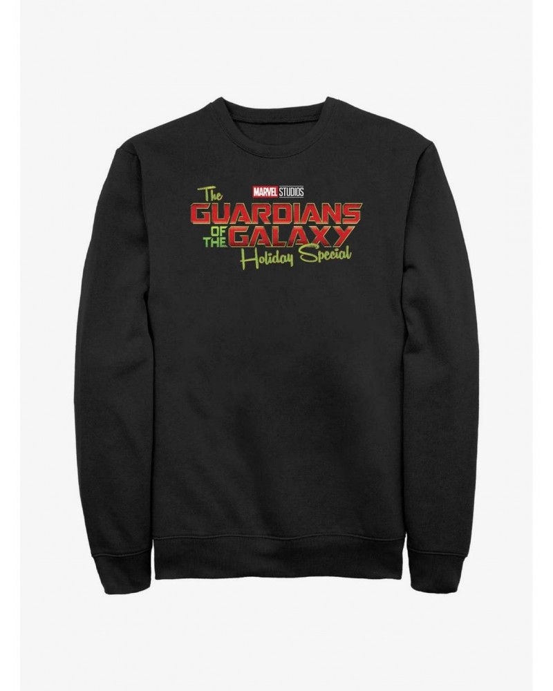 Marvel Guardians of the Galaxy Holiday Special Logo Sweatshirt $9.45 Sweatshirts