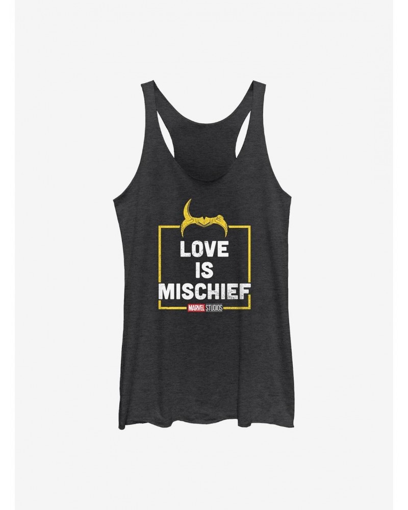 Marvel Loki Love Is Mischief Girls Tank $6.63 Tanks