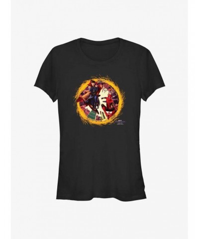 Marvel Spider-Man: No Way Home Spidey Doctor Strange Portal Girls T-Shirt $8.57 T-Shirts